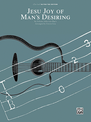 Book cover for Jesu, Joy of Man's Desiring - Guitar Tablature