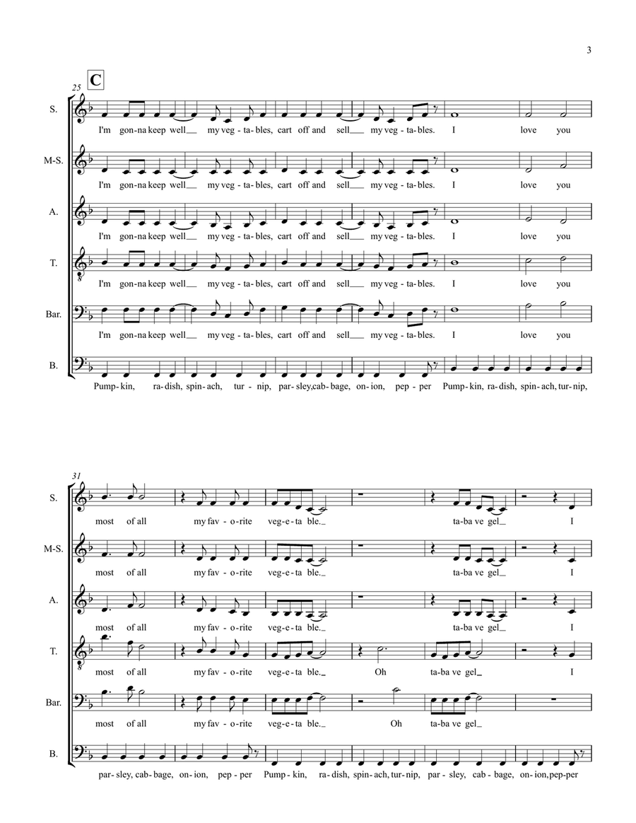 Vegetables Divisi scores gallery preview page 4