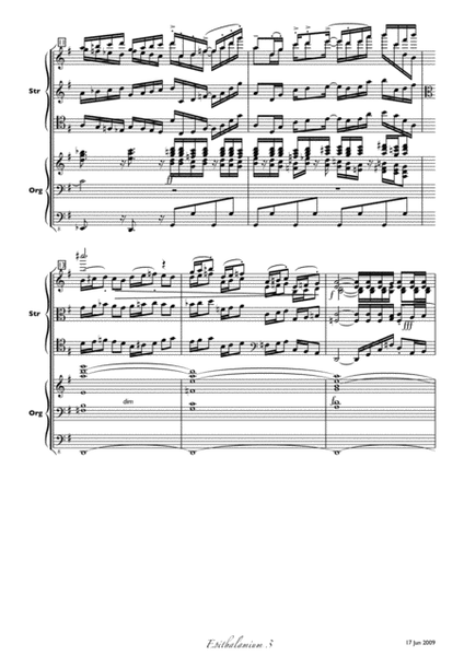 Epithalamium - Wedding Anthem for Choir, String Quartet & Organ image number null