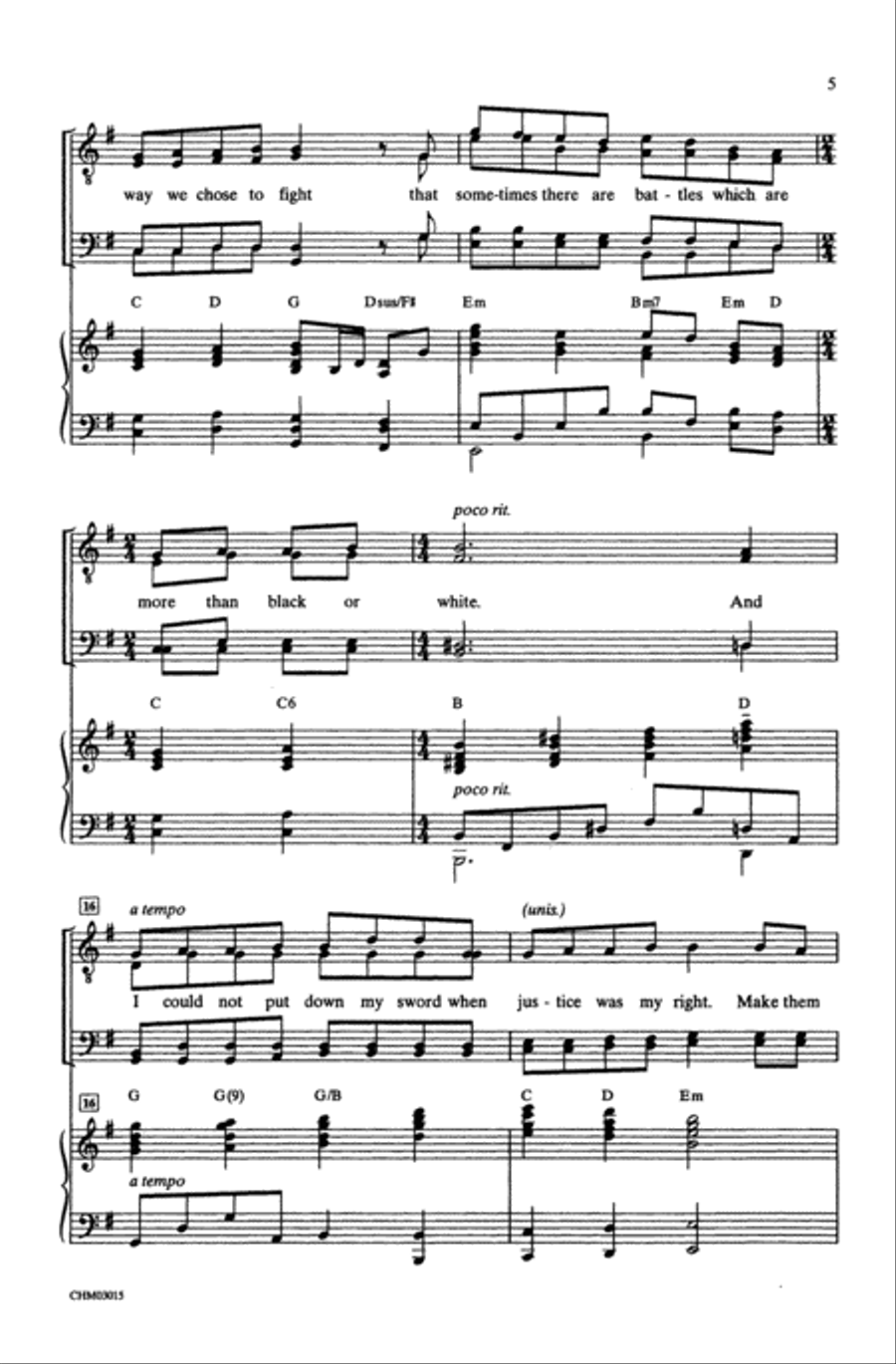 Make Them Hear You Make Them Hear You Men's Choir scores gallery preview page 14