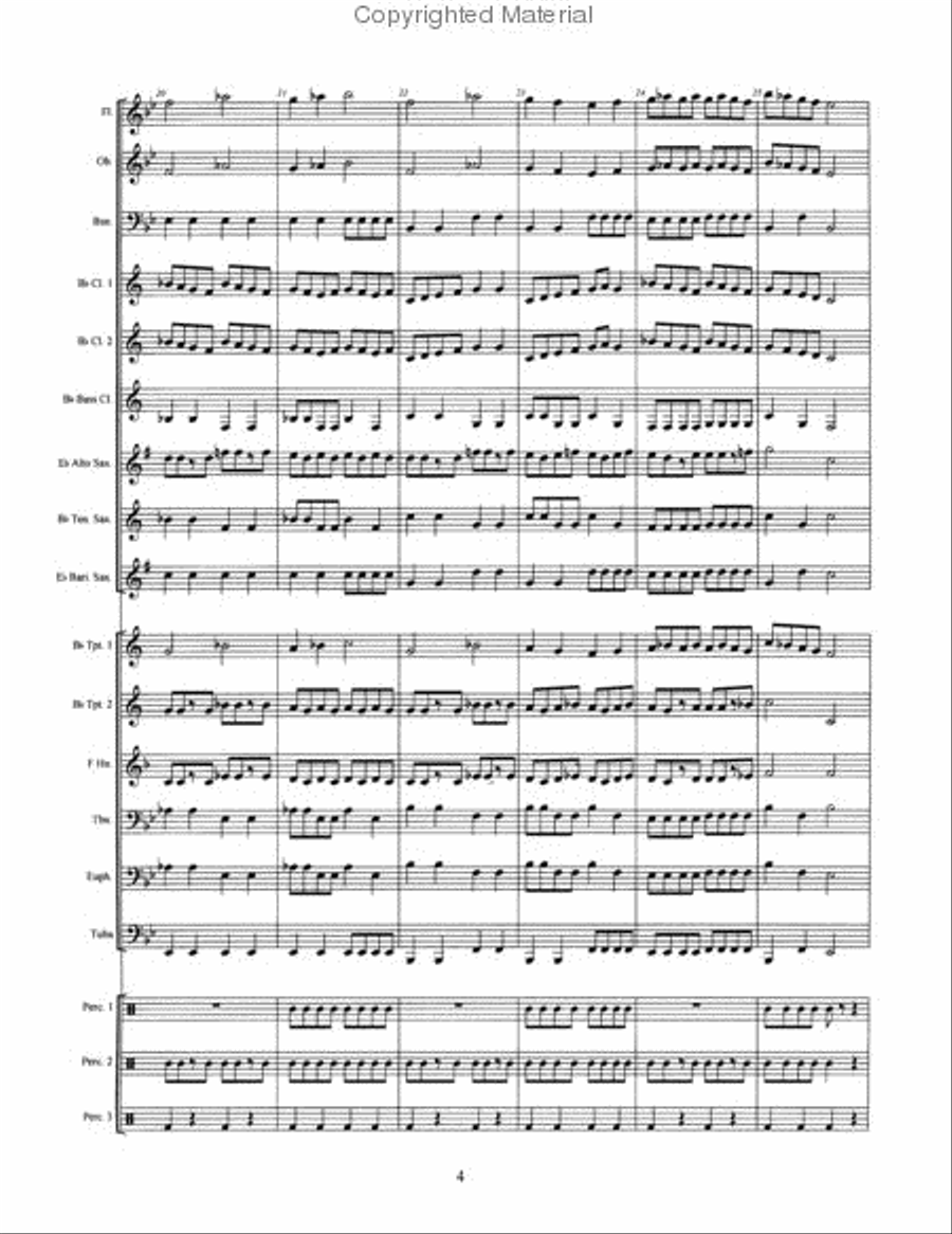 Riders to Stonehenge Concert Band scores gallery preview page 3