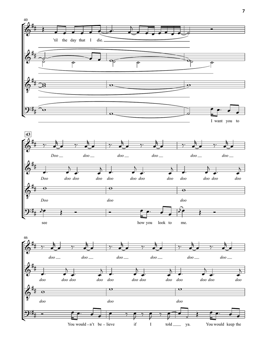 Birds Of A Feather Divisi scores gallery preview page 6
