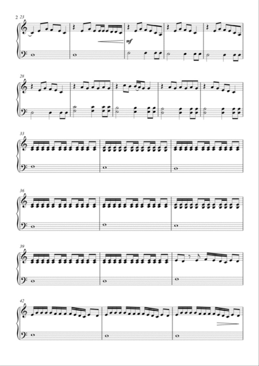 Altar Altar Easy Piano scores gallery preview page 2
