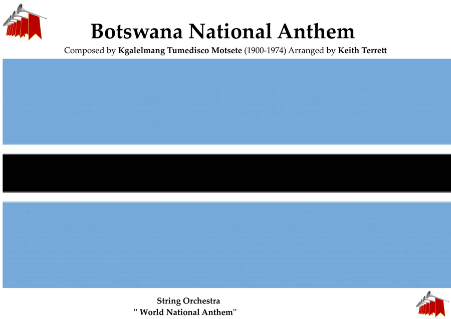 Botswana National Anthem for String Orchestra String Orchestra scores gallery preview page 1