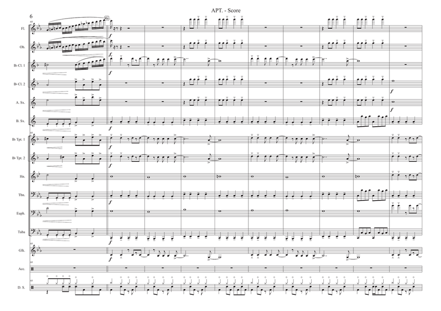 Apt. Concert Band scores gallery preview page 6