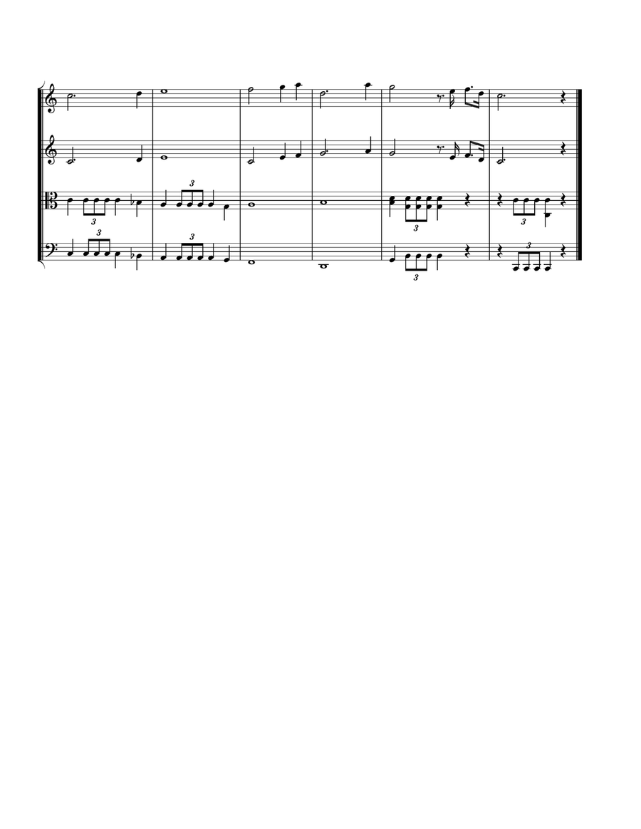 La Marseillaise for string quartet String Quartet scores gallery preview page 3