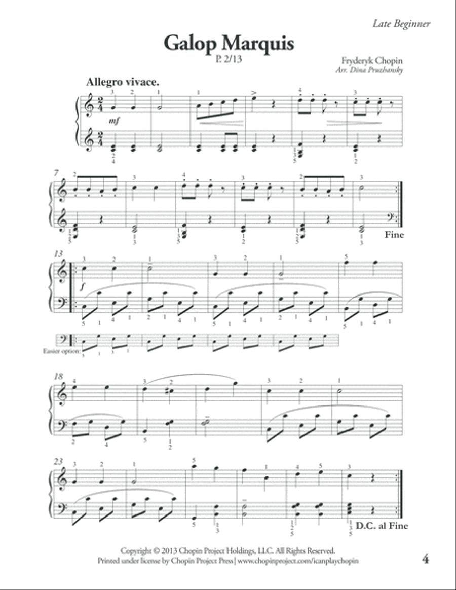 I CAN PLAY CHOPIN Piano Method scores gallery preview page 5