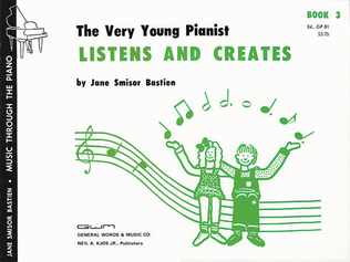 Book cover for The Very Young Pianist Listens and Creates, Book 3