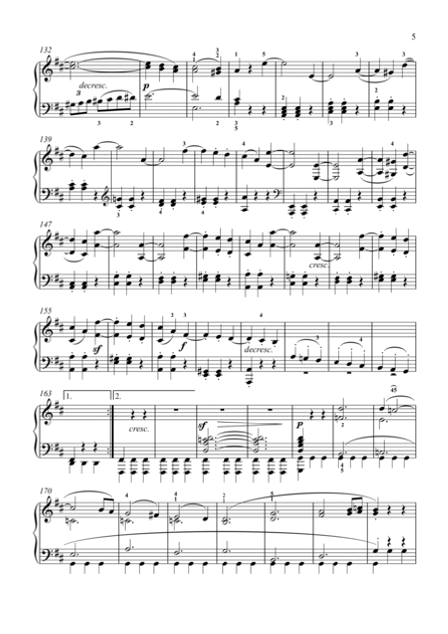 Beethoven-Piano Sonata No.15 in D major, Op.28 (Pastoral) Small Ensemble scores gallery preview page 6