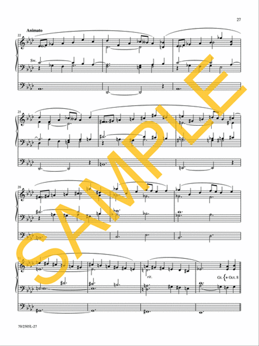 O Worship the King Organ Solo scores gallery preview page 20