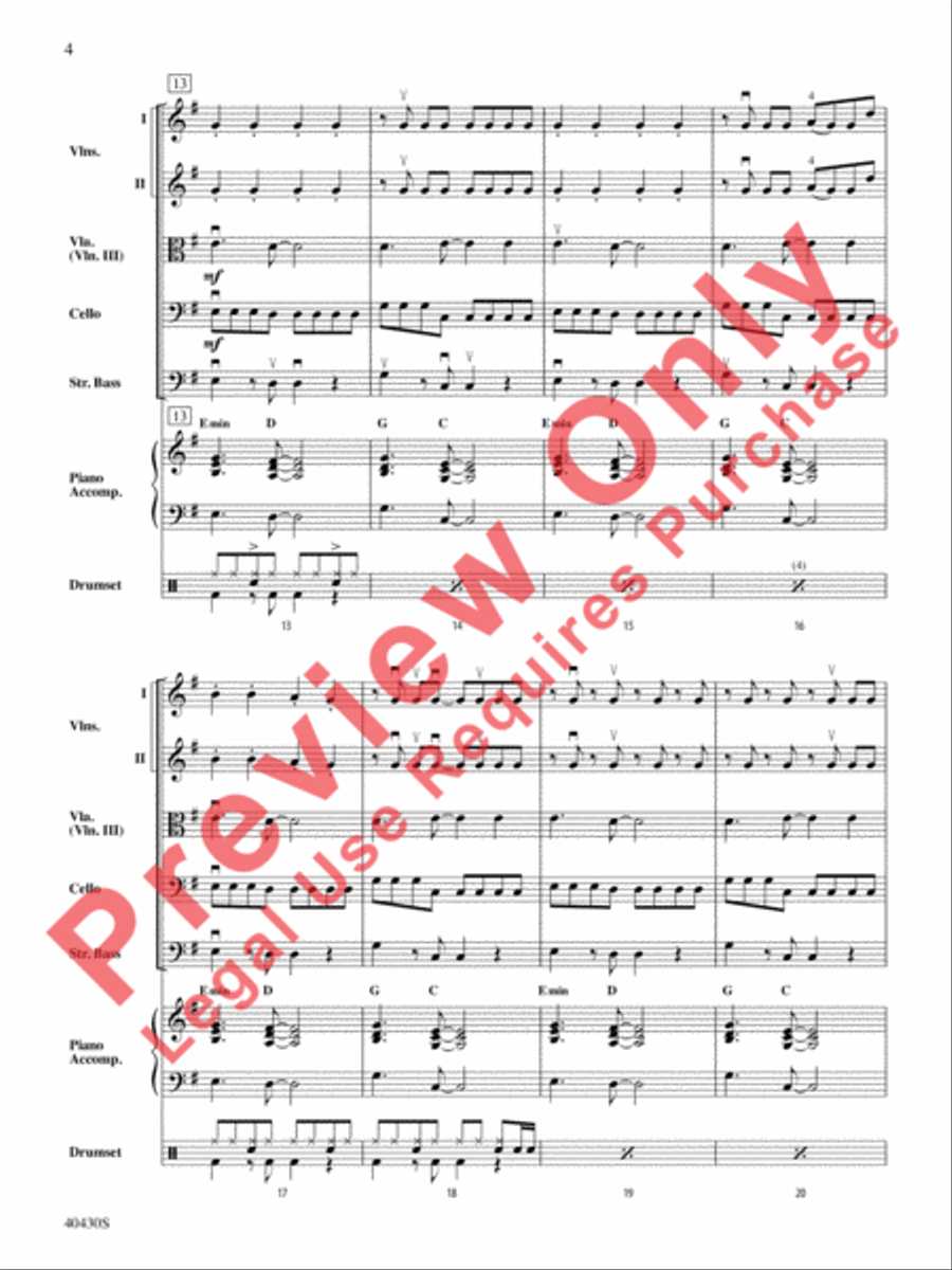 Dynamite String Orchestra scores gallery preview page 5