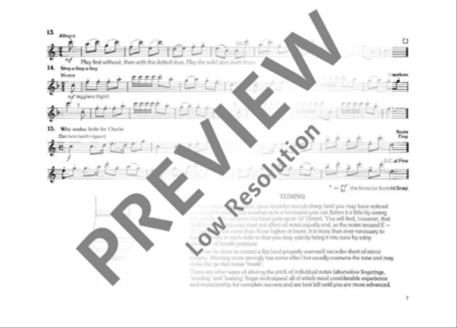 Enjoy the Recorder Alto Recorder scores gallery preview page 8