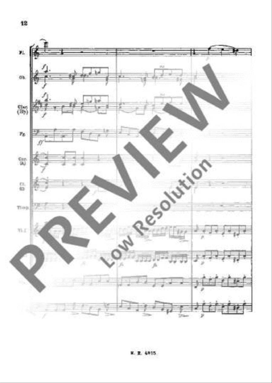 Concerto No. 22 A minor Orchestra scores gallery preview page 19