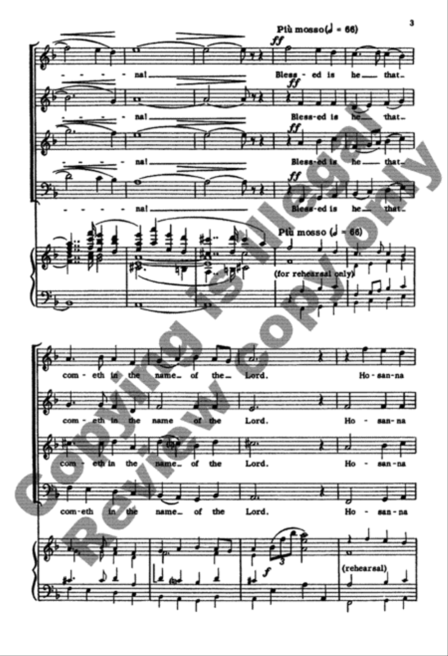 When Christ Rode Into Jerusalem 4-Part scores gallery preview page 17