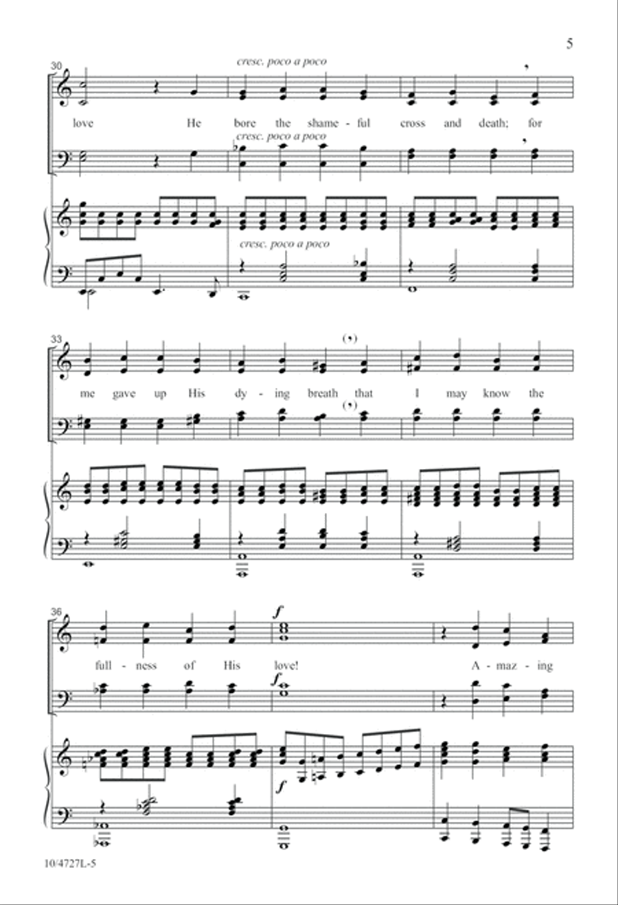 It Was for Love! It Was for Love! 4-Part scores gallery preview page 5