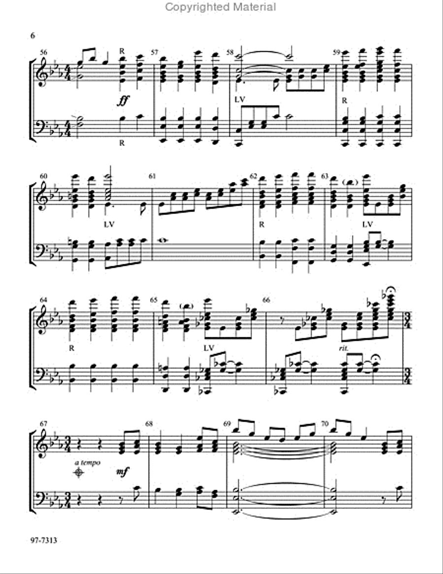 Rock of Ages Rock of Ages Handbell Choir scores gallery preview page 4