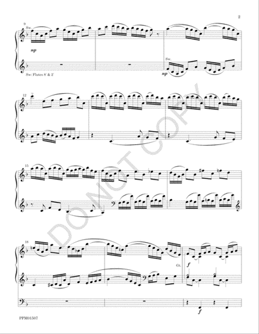 Charles Wesley Organbook Organ scores gallery preview page 8
