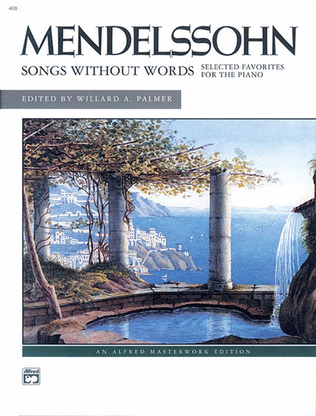 Book cover for Mendelssohn -- Songs without Words (Selected Favorites)