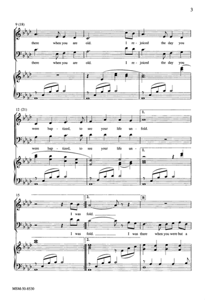 Borning Cry (Choral Score)