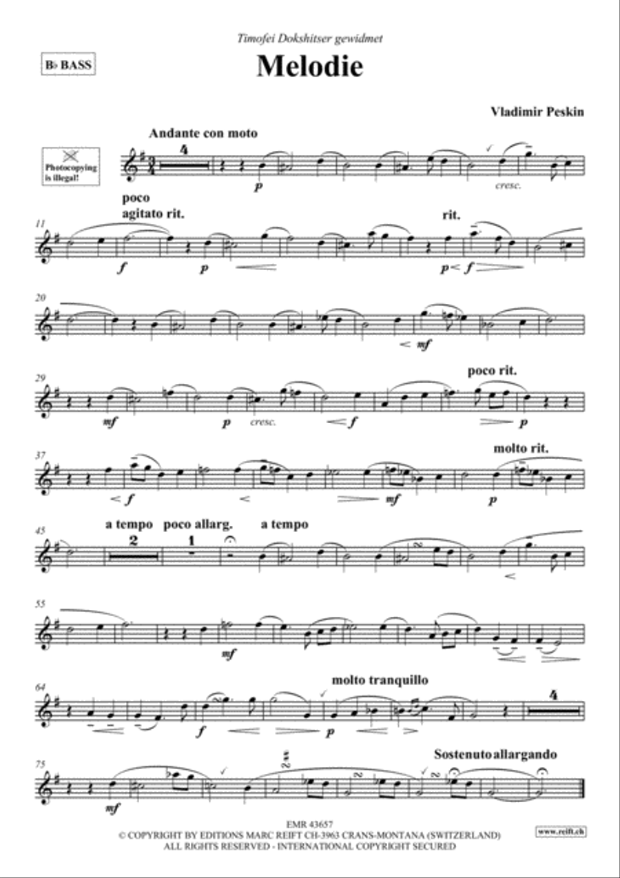 Melodie Piano Accompaniment scores gallery preview page 2