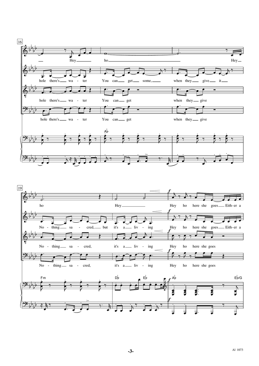 Candy Candy 4-Part scores gallery preview page 3
