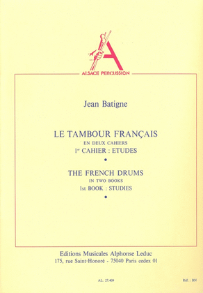 Le Tambour Francais Vol.1 (percussion Solo)