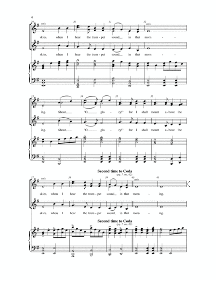 The Morning Trumpet SSA scores gallery preview page 3