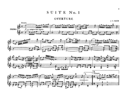 Bach: Suites (Arr. Max Reger)