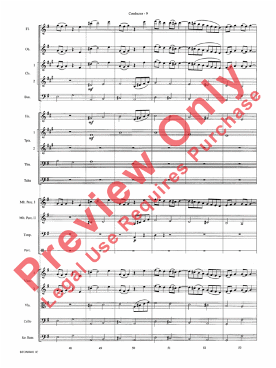 Sleepers Wake (More of the Best of Bach) Full Orchestra scores gallery preview page 11
