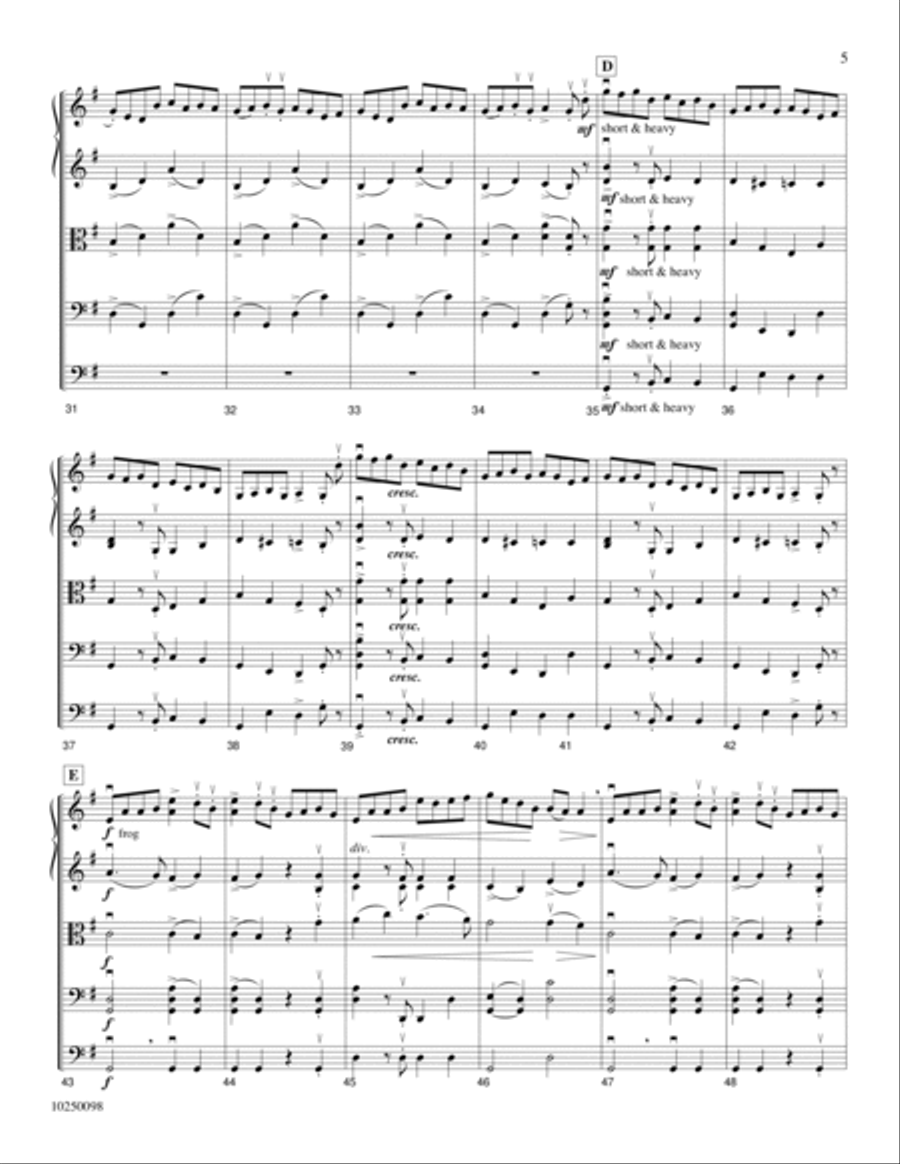 Molly on the Shore Orchestra scores gallery preview page 4