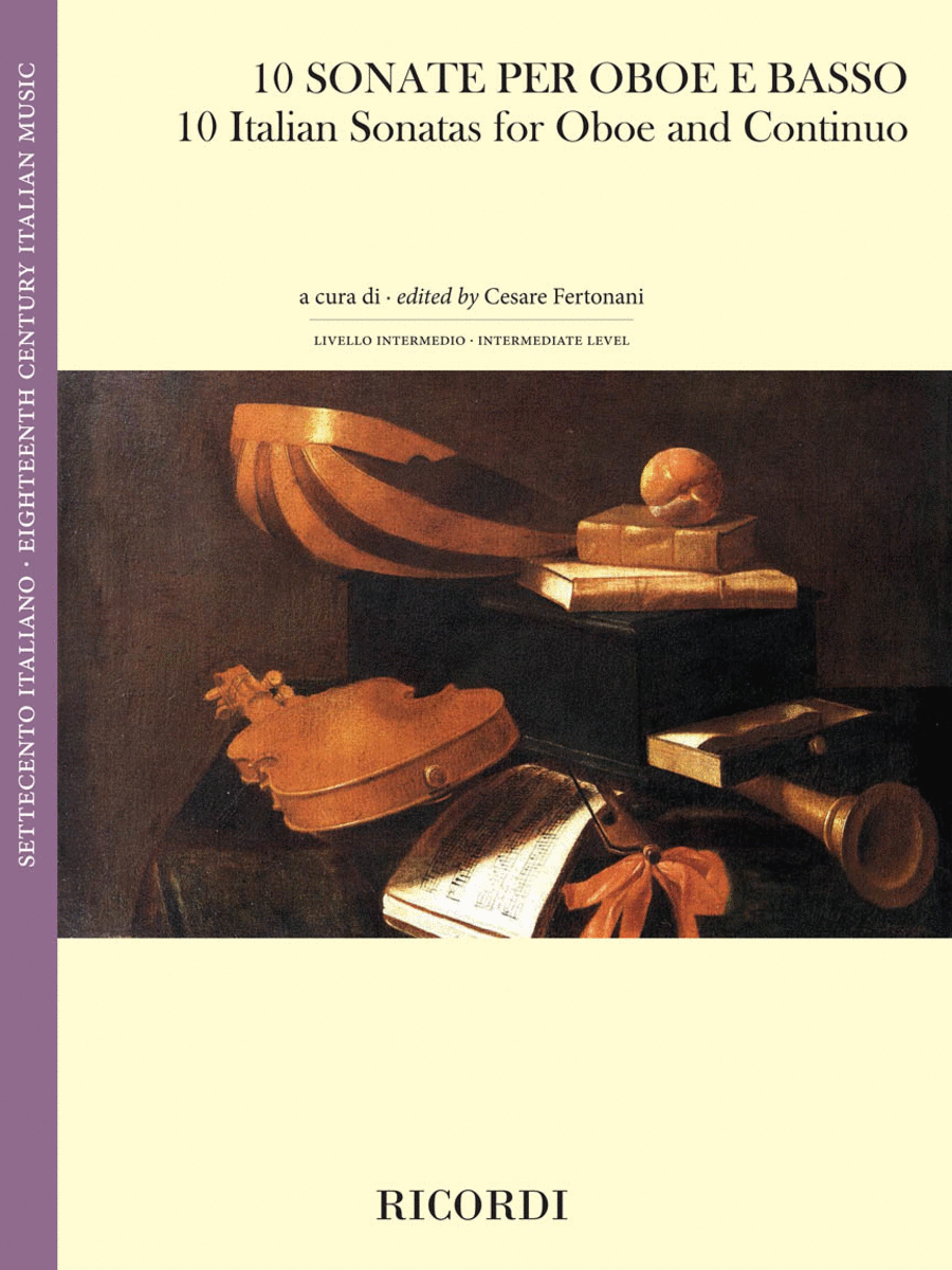 10 Italian Sonatas for Oboe and Continuo Oboe scores gallery preview page 1