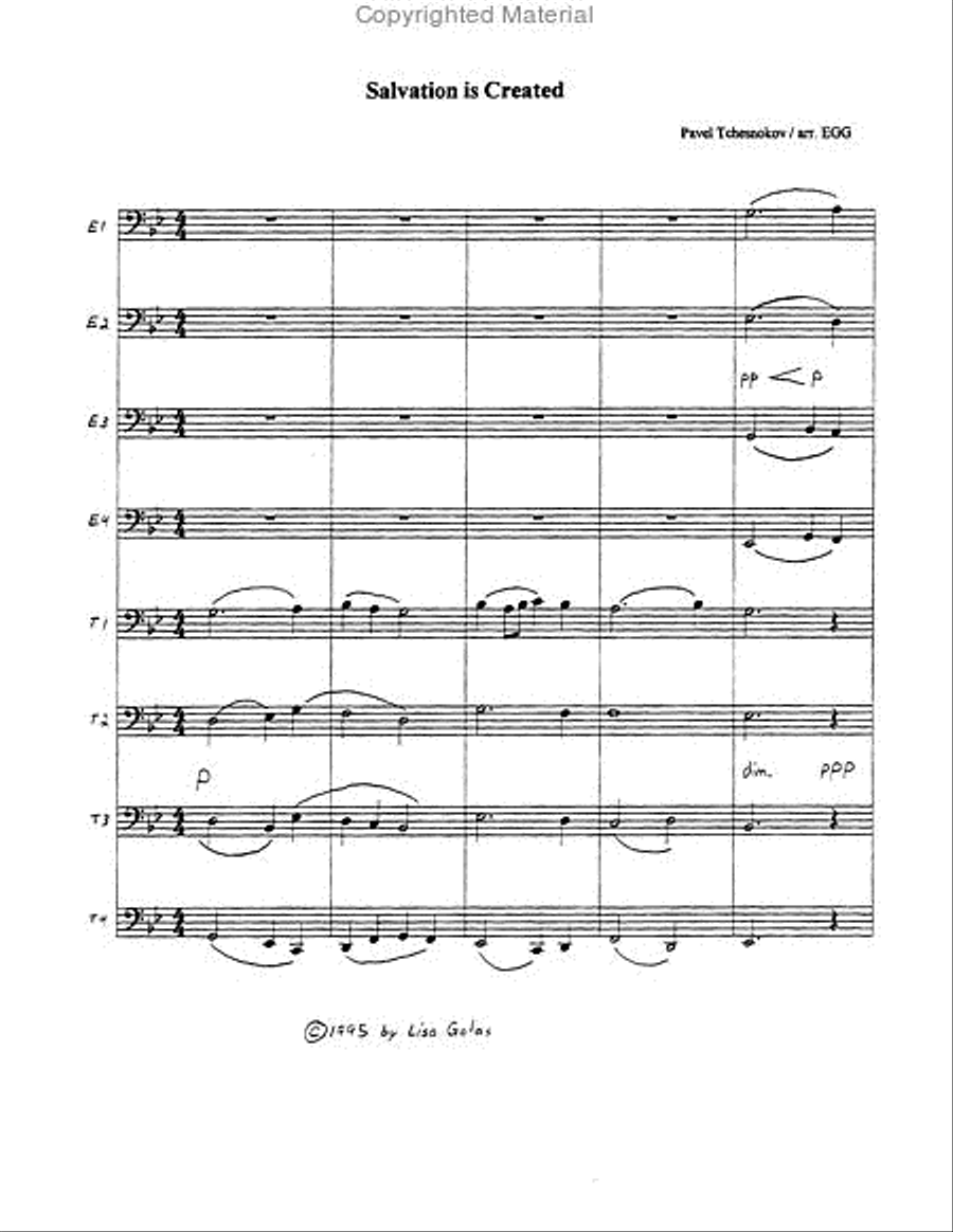 Salvation is Created Large Ensemble scores gallery preview page 2