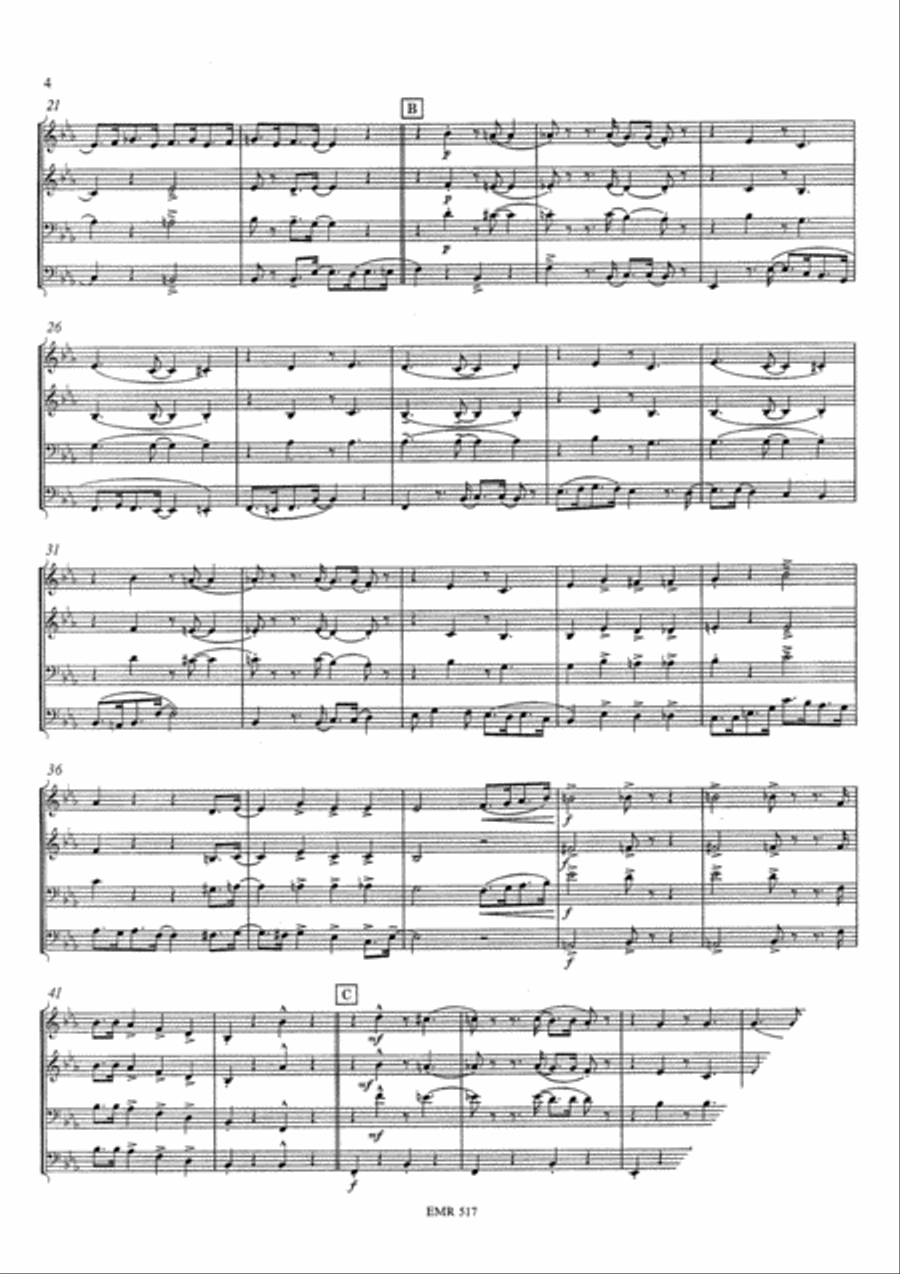 Maple Leaf Rag Brass Quartet scores gallery preview page 5