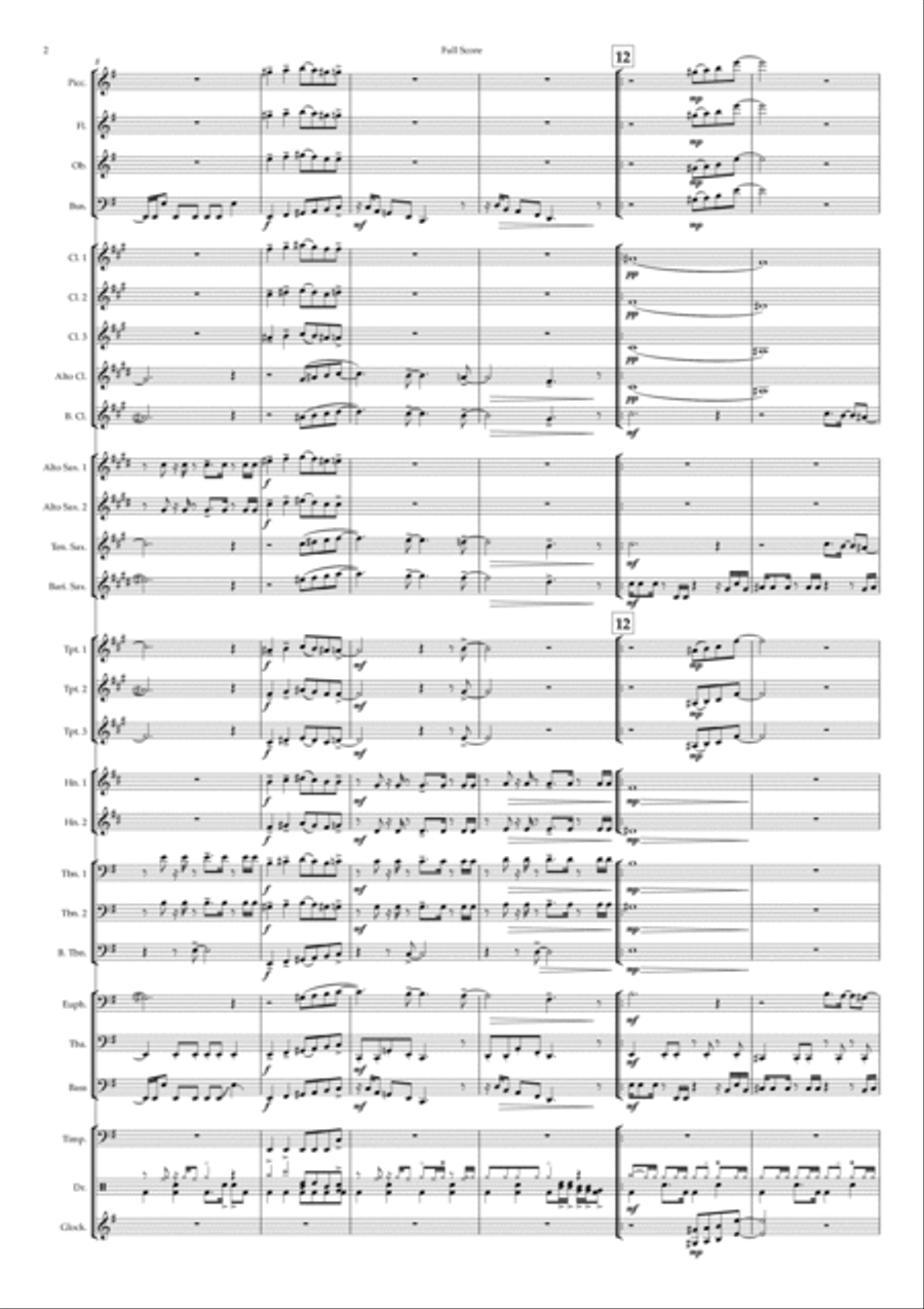 Something About You Concert Band scores gallery preview page 2