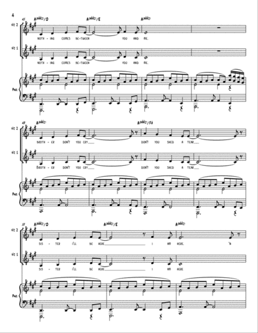 Stand By Me 4-Part scores gallery preview page 4