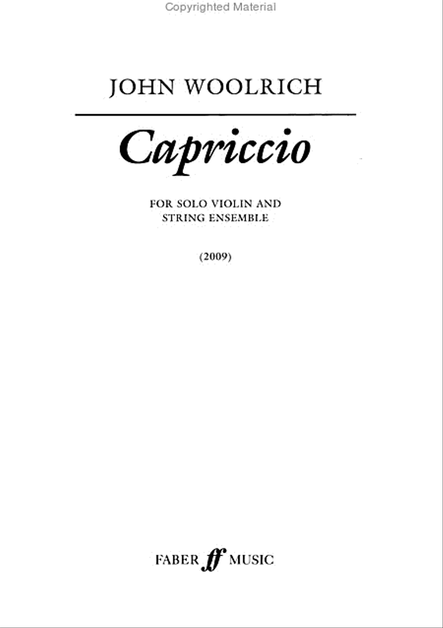 Capriccio Violin Solo scores gallery preview page 2