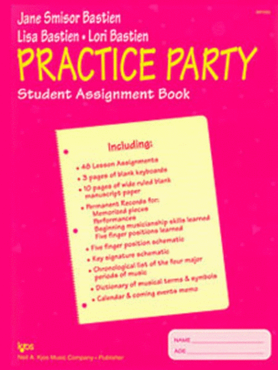 Practice Party Student Assignment Book