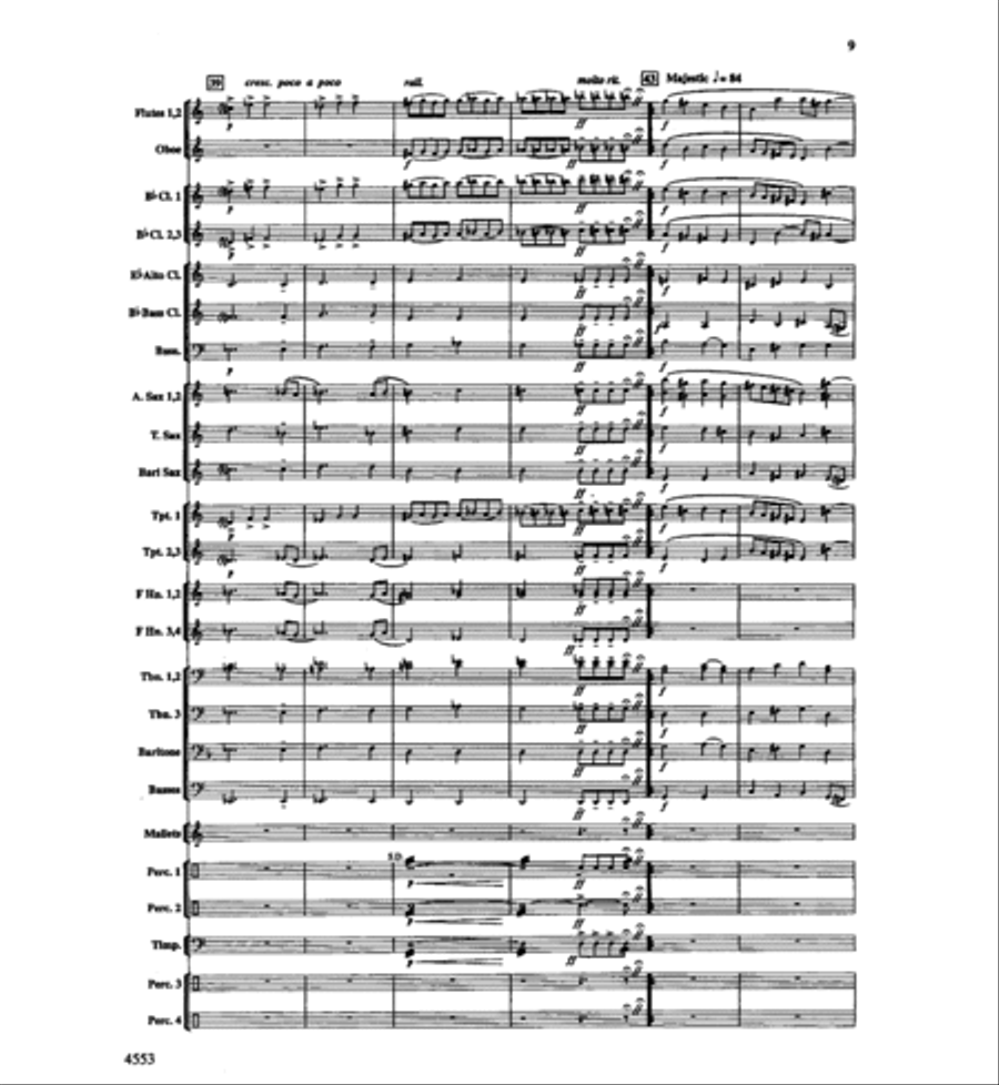 All Things Bright and Beautiful Concert Band scores gallery preview page 9