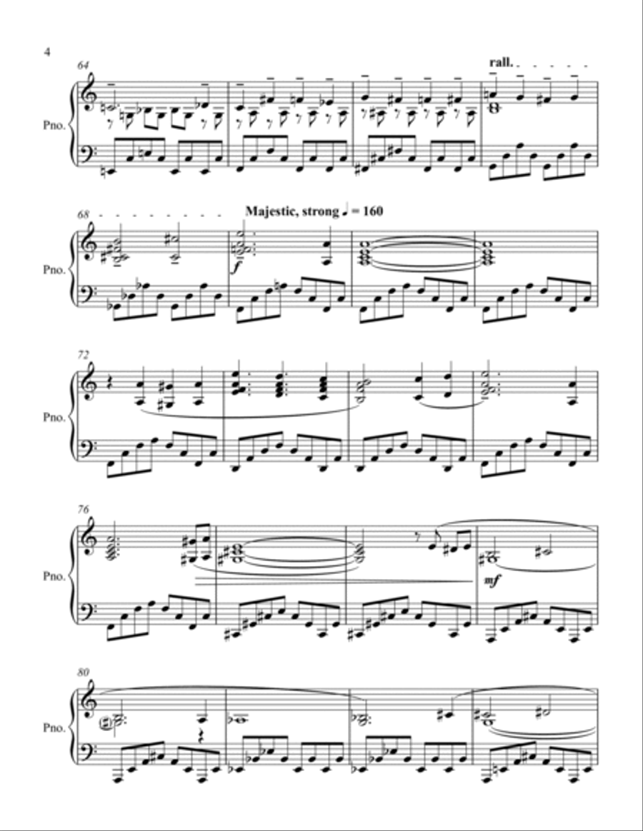 Fantasy Piano Solo scores gallery preview page 4