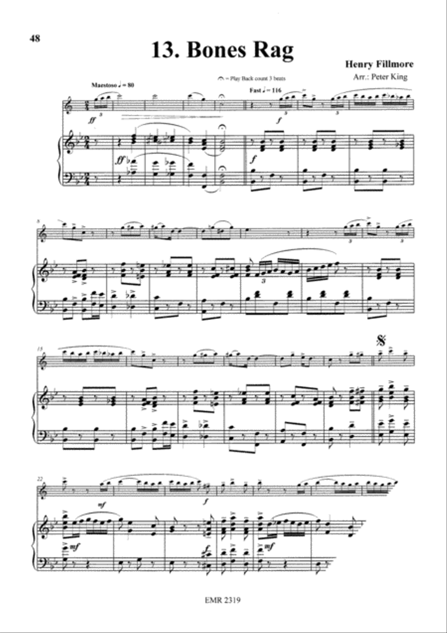 15 Rags Tenor Saxophone scores gallery preview page 15