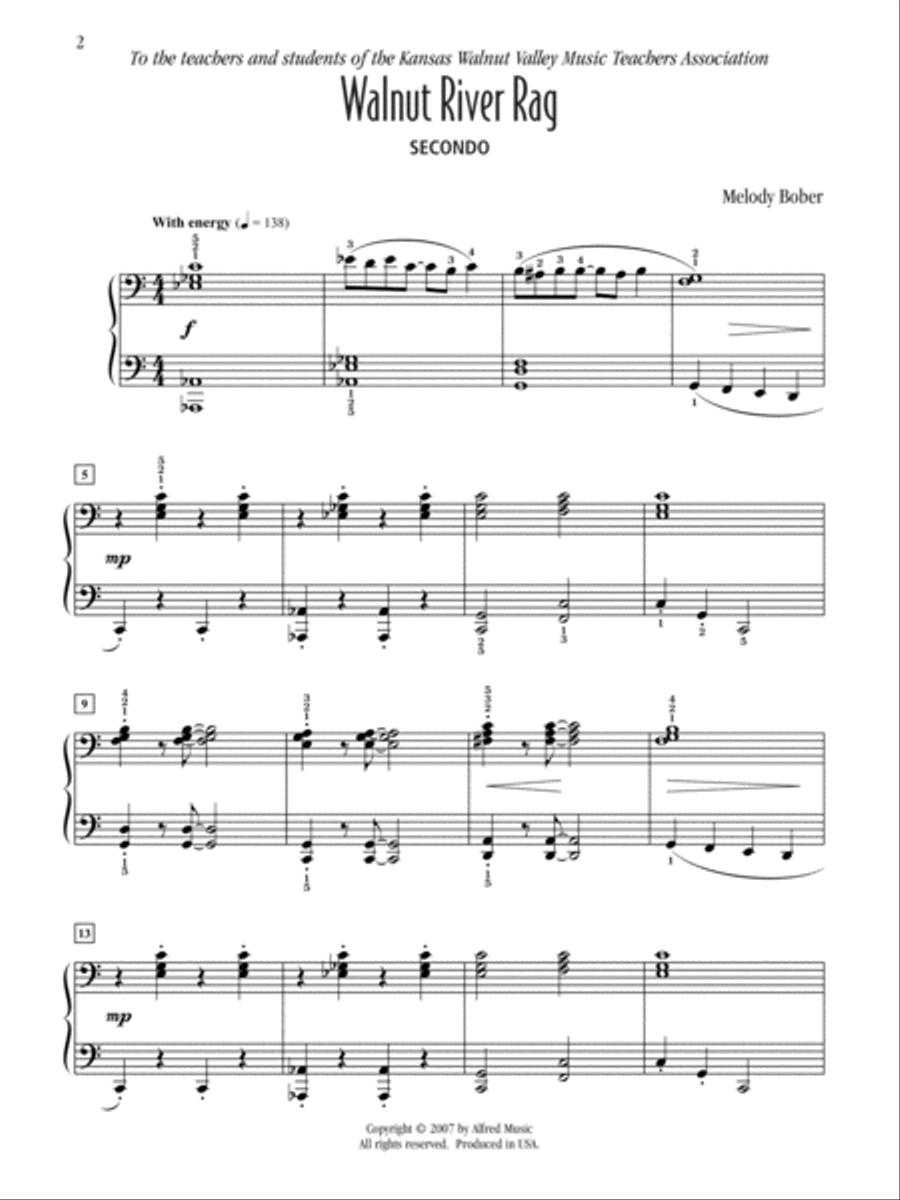 Walnut River Rag Small Ensemble scores gallery preview page 2