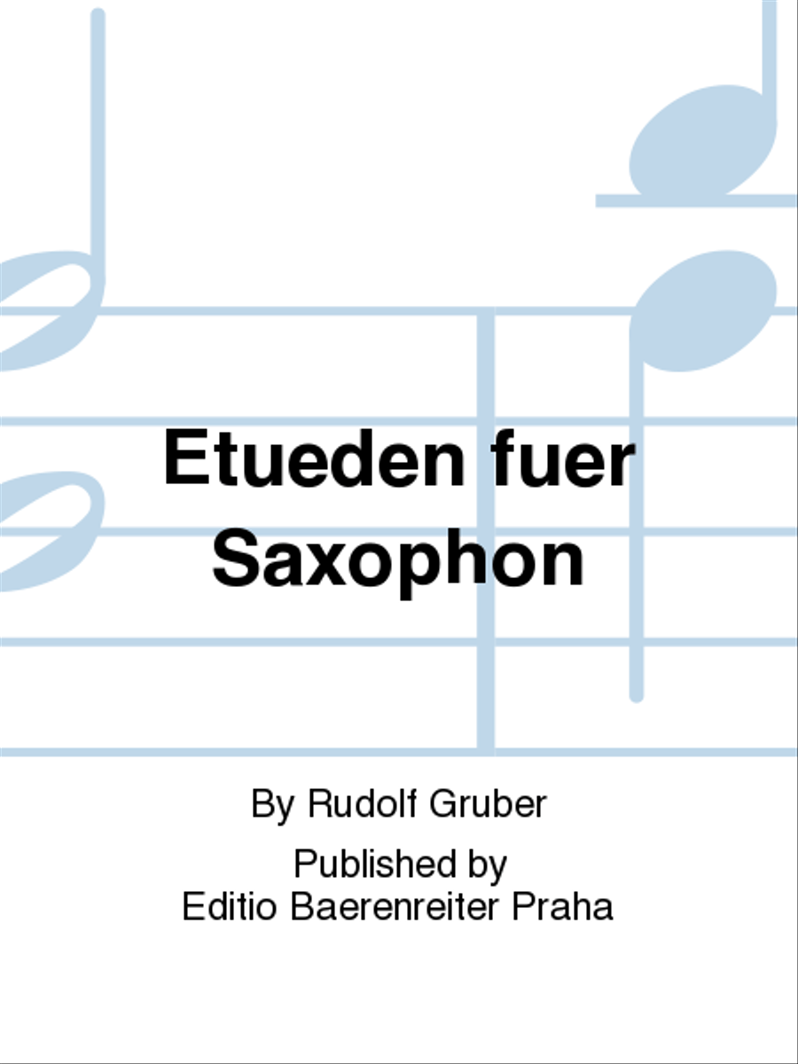 Studies for Saxophone