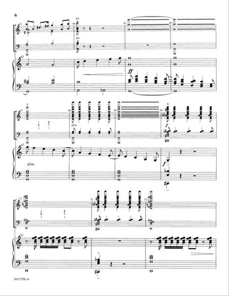 Finlandia - Organ/Director's Edition Organ scores gallery preview page 5