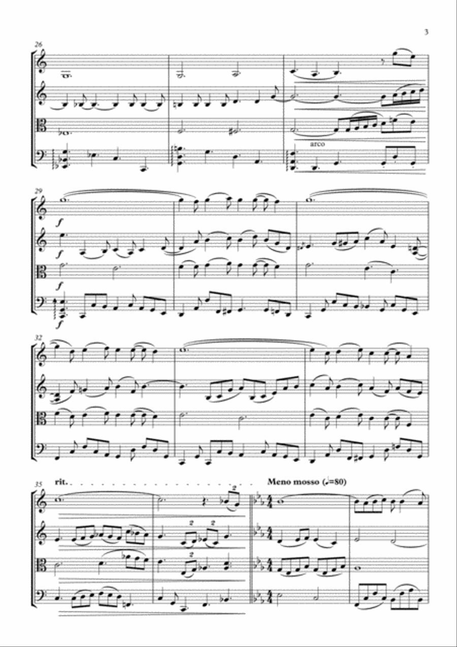 Blue Moon String Quartet scores gallery preview page 4