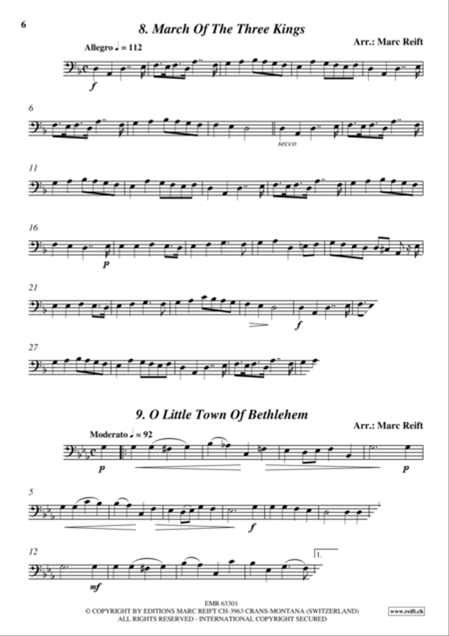 35 Easy Christmas Solos Bassoon Solo scores gallery preview page 6