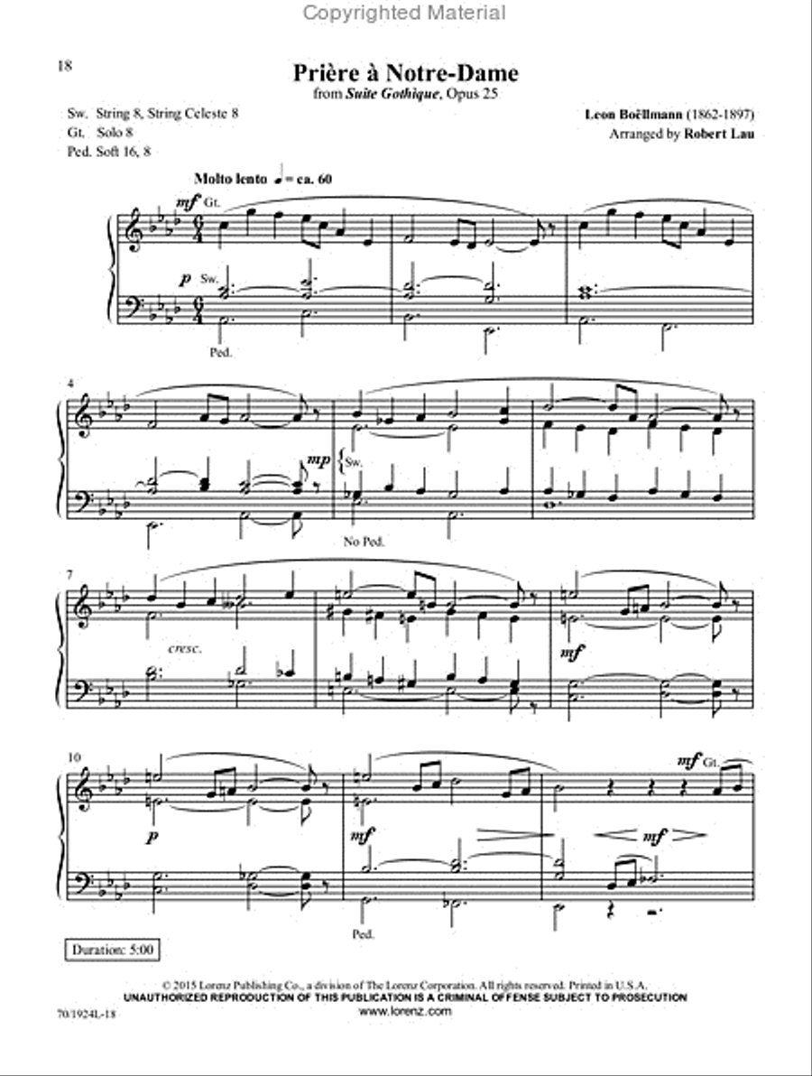 Masterworks for Organ Organ Solo scores gallery preview page 8