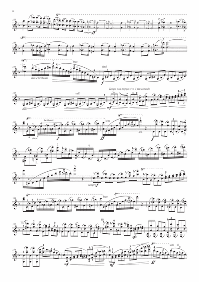 Violin Concerto No. 3 with piano accompaniment