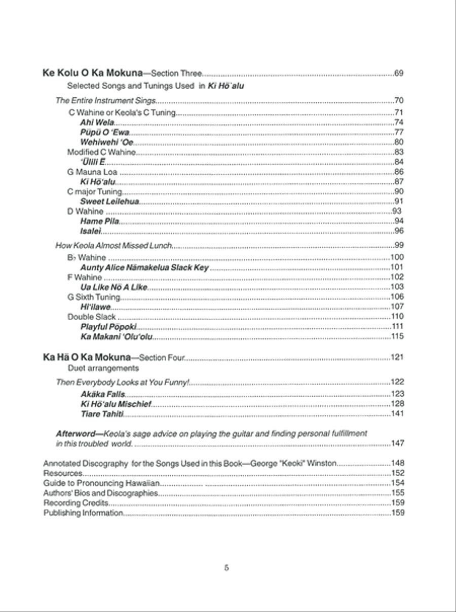Learn to Play Hawaiian Slack-Key Guitar Guitar scores gallery preview page 11