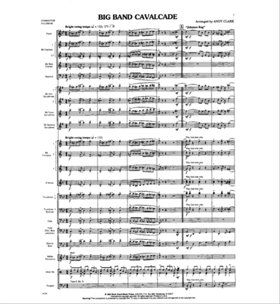 Big Band Cavalcade Big Band scores gallery preview page 4