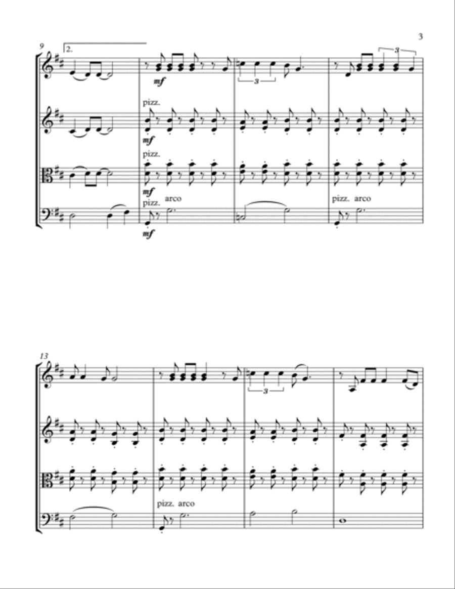 Once Upon A Time...storybook Love String Trio scores gallery preview page 5